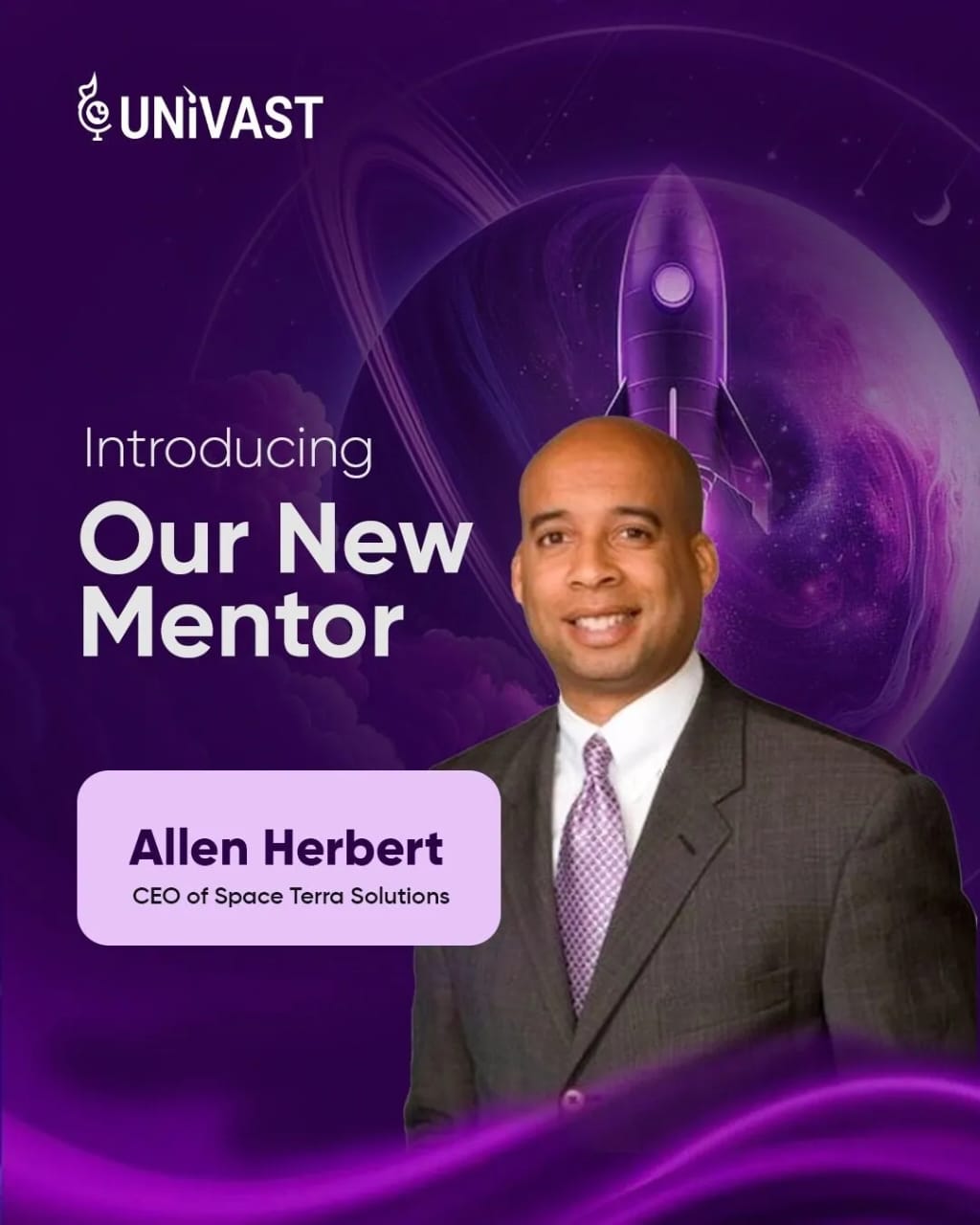 UNIVAST mentor announcement for Allen Herbert