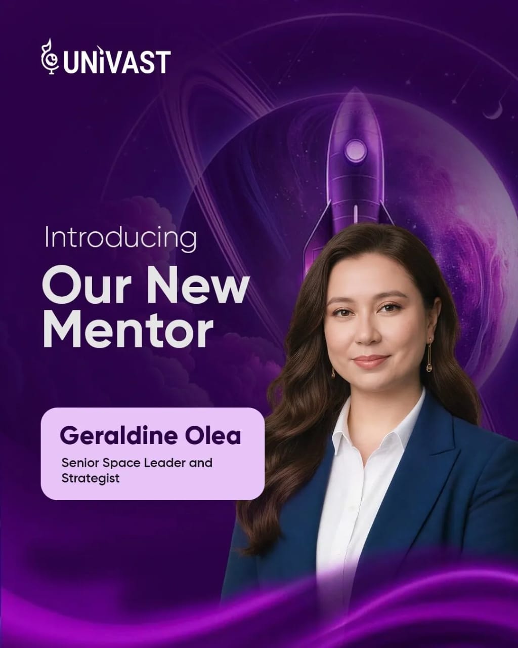 UNIVAST mentor announcement for Geraldine Olea