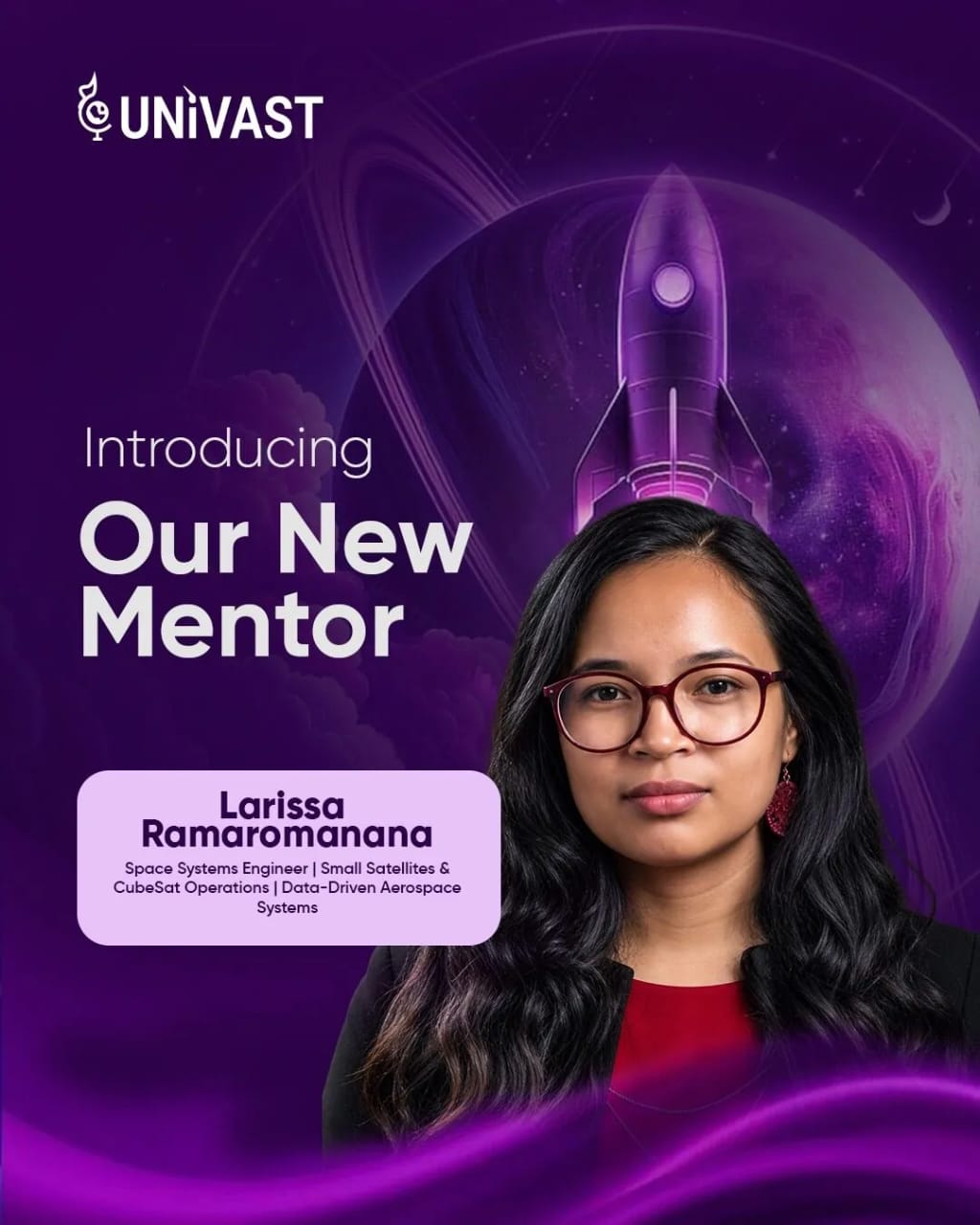 UNIVAST mentor announcement for Larissa Ramaromanana